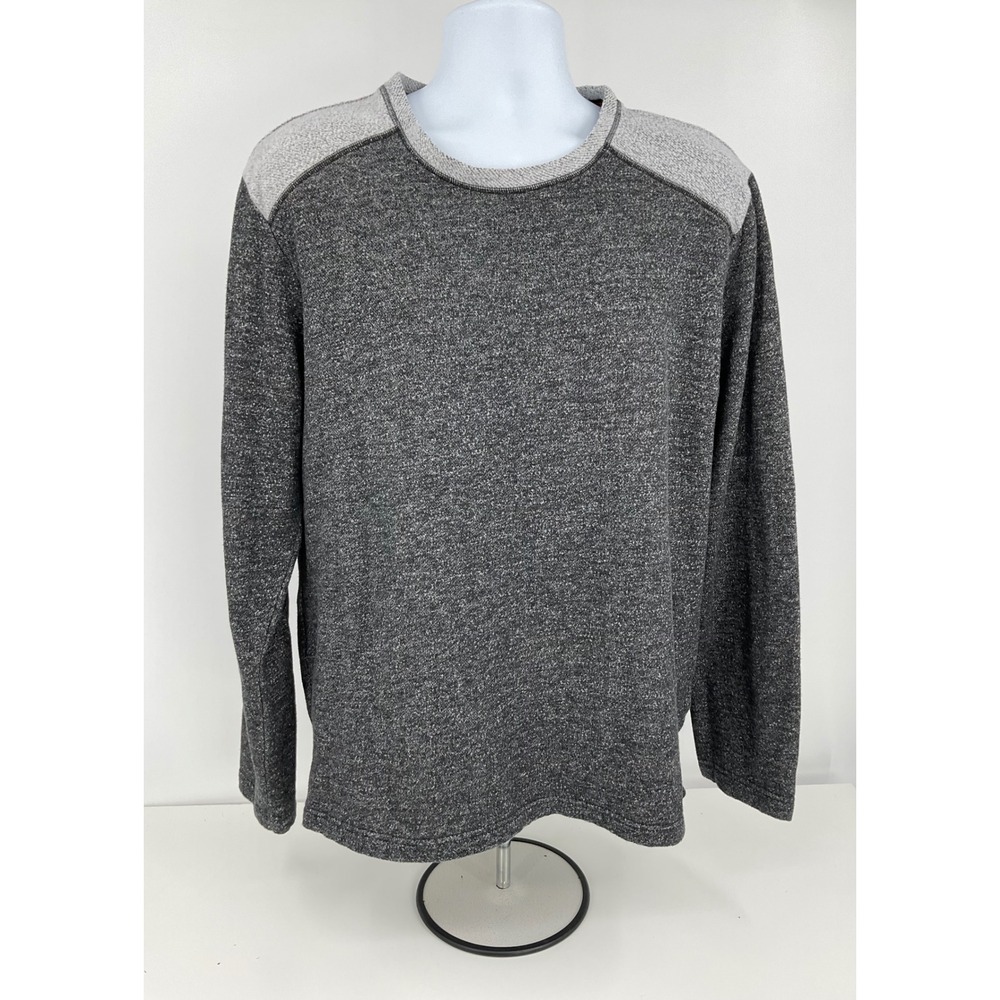 Tommy Bahama Mens Extra Large Crew Neck Long Sleeve Pullover Gray Sweater